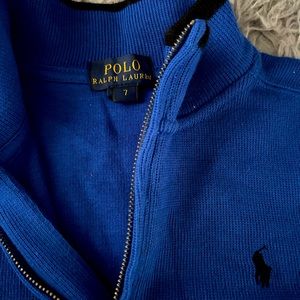 Sweater- Blue - POLO RL - Boys - Basically New- excellent condition